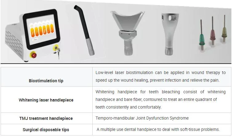 Diode Dental Soft Tissue Laser Dental Surgery Gum Laser Class IV Diode Laser 980nm for Dental Clinic Device