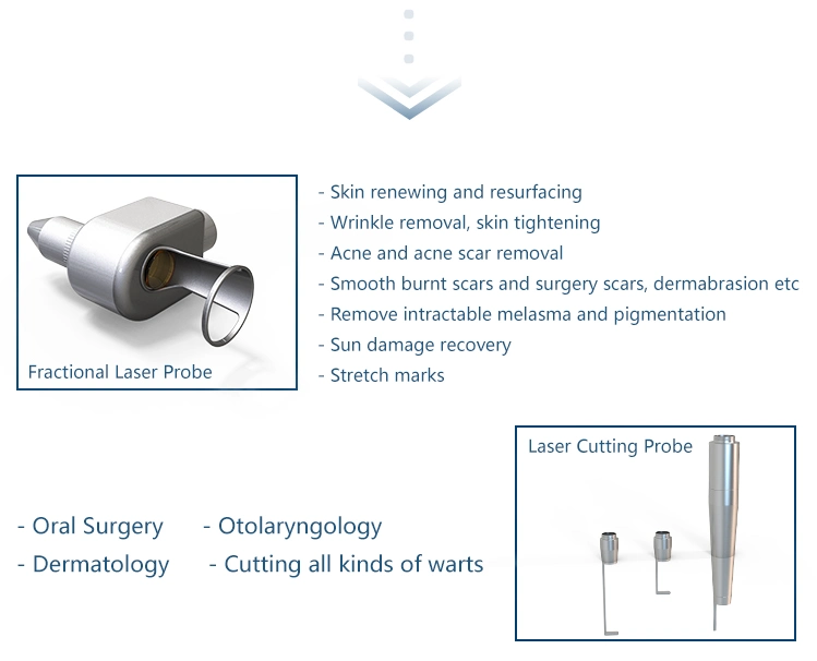 Winkonlaser OEM RF Machine CO2 Laser Dental Laser Beauty Machine 10600nm Fractional Acne Freckles RF Skin Tightening Machine