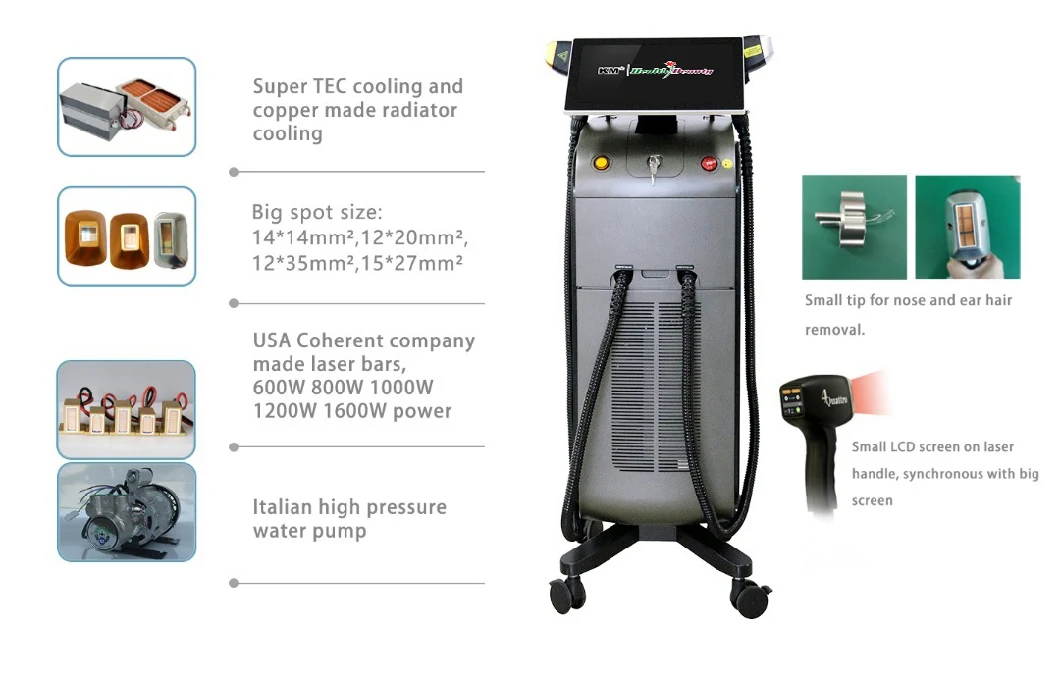 Promotion IPL ND YAG Laser Titanium XL Ice Laser /Laser 808 Diode Laser Hair Removal Machine /755 808 1064 Depilation 808nm Diode Ice Platinum Depilation Laser