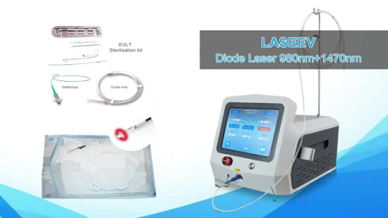 980nm 1470nm Diode Laser Endovenous Vein Treatment Laser/ Vascular Removal Laser Endovenous Laser Ablation Medical Equipment