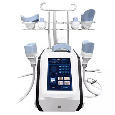 4D 360 Cryo Criolipó Lisis 5 Heads 2 Handles Cooling Body Sculpting Slimming Cryolipolysis Fat Freezing Machine